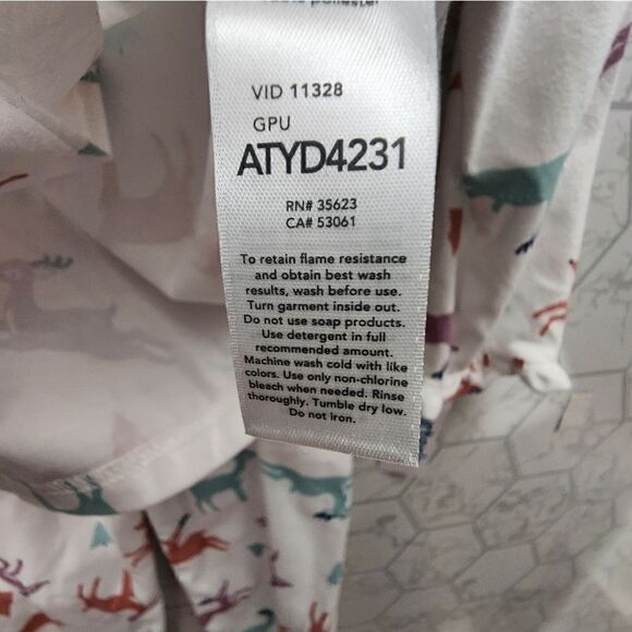 New Carter's Just One You Toddler Girls' 2pc Reindeer Pajama Set - Picture 5 of 5